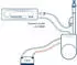 Blaupunkt Autojet 25 Motorantenne silber 12V, 1,4m Kabel (2006025000000)