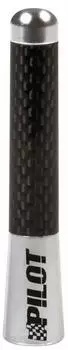 Lampa Carbon-1 Antennenschaft Aluminium und Karbonfaser, 80mm (40150)