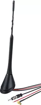 Antenna Ad Asta Blaupunkt Club T48 DAB+ | Per Ricezione Digitale DAB+ E FM | Splitter Passivo, Cavo 1800 Mm - 8