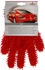 Nigrin Mikrofaser Finger-Wasch-Handschuh rot mit Insektennetz (20282)