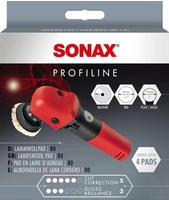 Sonax 04941410, Sonax Lammwollpad 80mm 4er Set