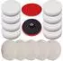 vidaXL Polierschwamm-Set 180mm, 14-teilig