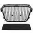 LLCTOOLS Kühlergrill Wabengitter hochglanz schwarz für Audi A1 8X (2010-2015)