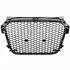 LLCTOOLS Kühlergrill Wabengitter hochglanz schwarz für Audi A1 8X (2010-2015)