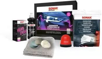 Sonax PROFILINE Scheinwerfer-Aufbereitungs-Set 300ml (04056410)