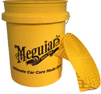 Meguiars Putzeimer Wascheimer, 18,9 Liter, rund, aus Kunststoff, gelb