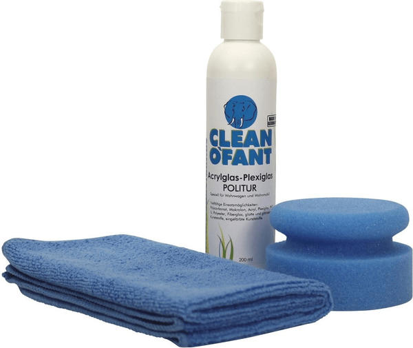 Cleanofant Acrylglas-Plexiglas-Politur Set