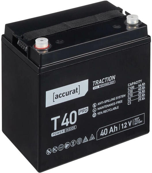Accurat Traction T40 Pro GEL 12V