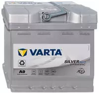 Varta A9 Dynamic AGM xEV 12 Volt 50Ah 540 A