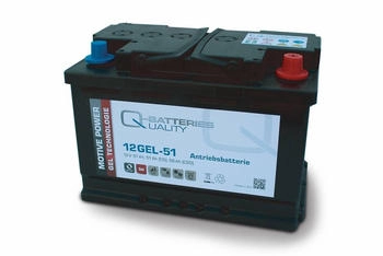 Q-Batteries 12GEL-51 12V 52Ah (5h) 60Ah