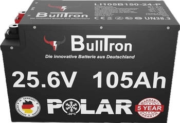 BullTron 105Ah POLAR LiFePO4 24V Akku mit BMS und Bluetooth (LI105B150-24-P)