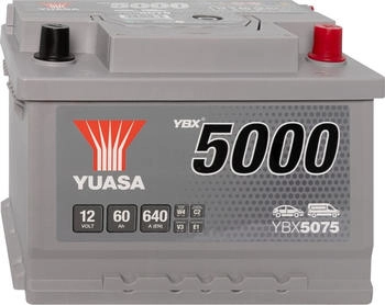 Yuasa Starterbatterie Silver High Performance 12V 60Ah (YBX5075)