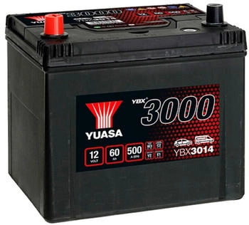 Yuasa SMF Autobatterie 12V 60Ah 500A (YBX3014)