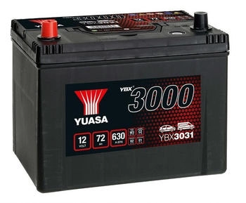 Yuasa SMF Autobatterie 12V 72Ah 630A Poltyp T1 (YBX3031)