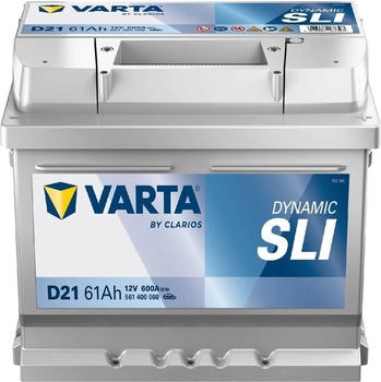 VARTA D21 Dynamic SLI Autobatterie 12V 61Ah
