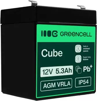 GreenCell AGM45 USV-Batterie VRLA 12V 5,3Ah (AGM45)