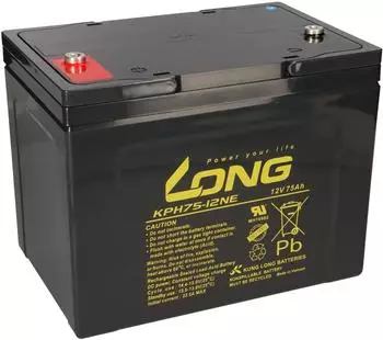 Kung Long KPH75-12NE AGM Bleiakku 12V 75Ah M6 (KPH75-12NE)