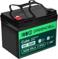 Green Cell GC-AGM12V33AH-J Bleiakku Blei-Vlies (AGM) 33 Ah 12 V 1 St.