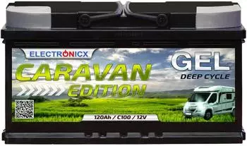 Electronicx Caravan Edition GEL Versorgungsbatterie 12V 120Ah Deep Cycle (Elec-GEL-Caravan-120AH)