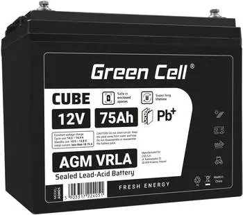 GreenCell AGM12V75AH-J