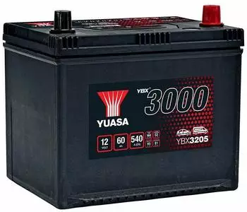 Yuasa YBX3205 Autobatterie 12V 60Ah 540CCA SMF (YBX3205)