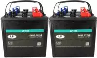 4x Traktionsbatterie Landport LP 105 6V 225Ah Deep Cycle (24V)