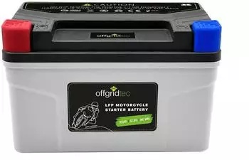 Offgridtec LFP Motorrad-Starterbatterie 12,8V 7,5Ah (YT12A-BS)
