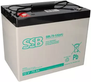 SSB SBL75-12i(sh) AGM-Bleiakku 12V 75Ah (10926)