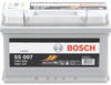 Bosch 0092S50070, Bosch Starterbatterie S5 007 74Ah 750A 12V [Hersteller-Nr.