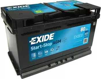 Exide 12V 80Ah EK 800