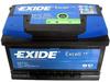 Exide EB712, Exide Excell EB712 Starterbatterie 71Ah 670A [Hersteller-Nr. EB712] für