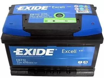 Exide Excell EB712 12V 71Ah