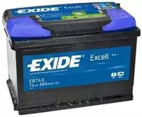 EXIDE EB740, EXIDE EB740 Excell Pb Starterbatterie 12V 74Ah/C20 680A(EN)