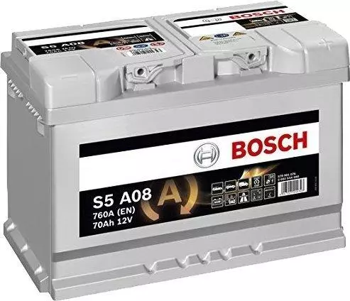 Bosch S5 A08 Autobatterie 70 Ah - 760 A - 12 V, AGM Blei-Säure