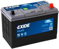 EXIDE EB954, EXIDE EXCELL 100Ah 720A(EN) J+R EB1004