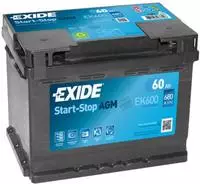 EXIDE EK620, EXIDE EK620 AGM Pb Starterbatterie 12V 62Ah/C20 - 680A(EN)
