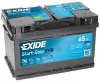 Exide EL652, Exide EL652 12V EFB Autobatterie 65Ah, inkl. 7.5 Euro Pfand