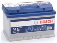 BOSCH 0 092 S4E 070, Autobatterie BOSCH S4E07 12V 65Ah 650A B13 0 092 S4E 070