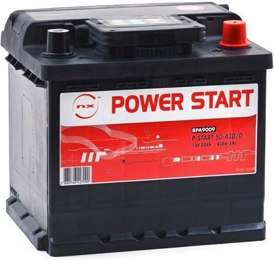NX Power Start 12V 50Ah 50-420/0 +D