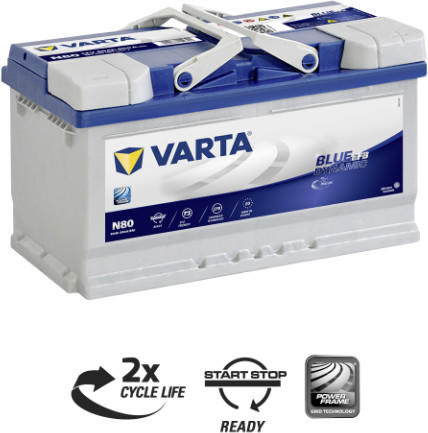 VARTA Blue Dynamic EFB 12V 80Ah N80