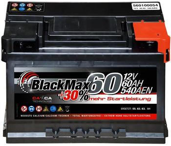 BlackMax +30 Edition 12V 60Ah 540A