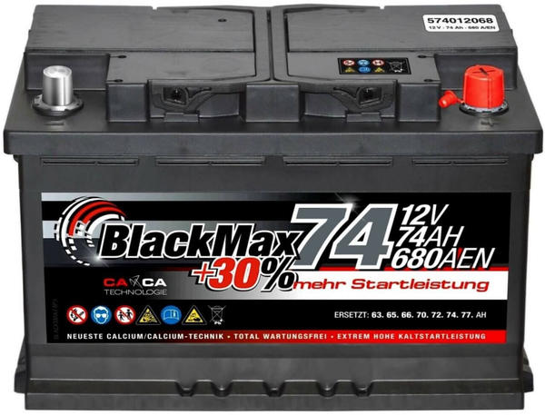 BlackMax +30 Edition 12V 74Ah 680A