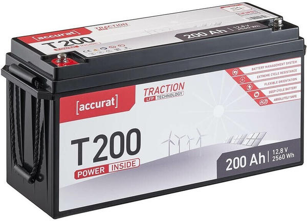 Accurat Traction LFP T200 (12V 200Ah) TN3667