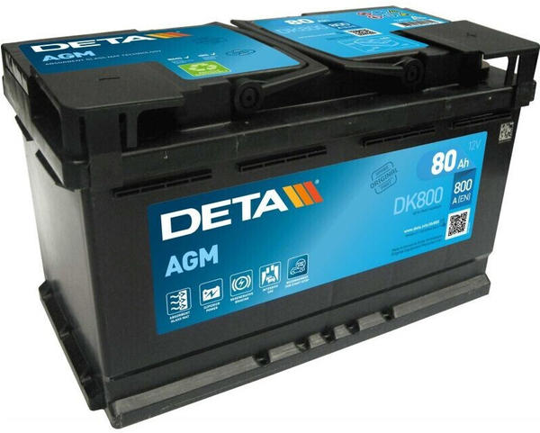 DETA DK800 AGM 12V 80Ah