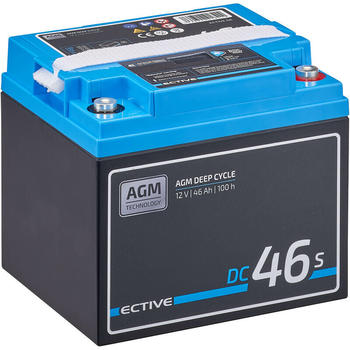 Ective Batteries DC 46S AGM Deep Cycle mit LCD-Anzeige 46Ah