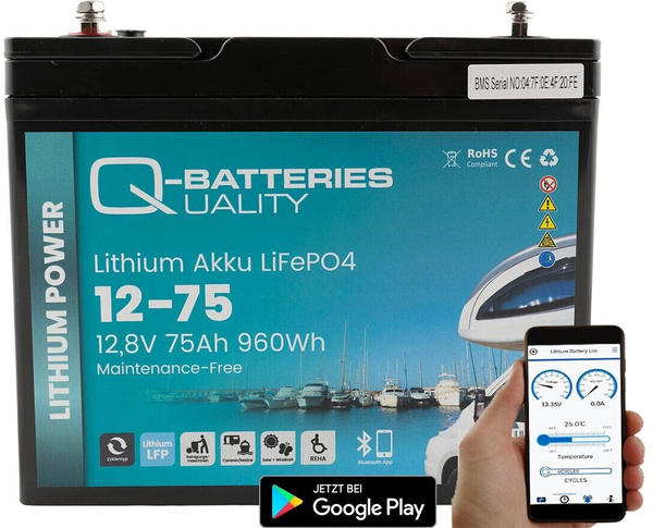 Q-Batteries Lithium 12-75 12V 75Ah