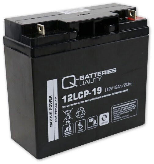 Q-Batteries 12LCP-19 12V 19Ah