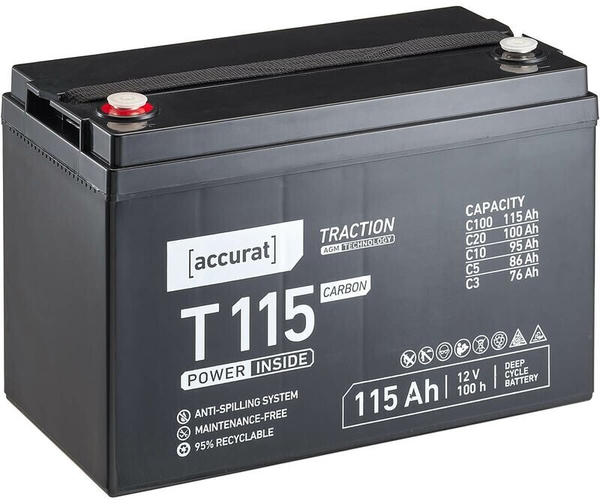 Accurat Traction T90 SMF Versorgungsbatterie 90Ah
