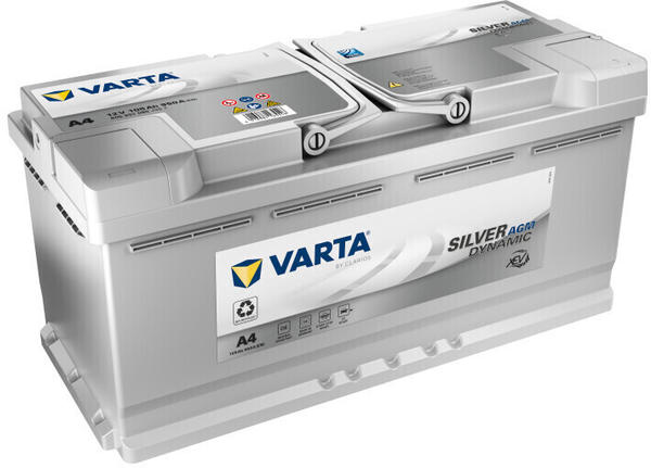 VARTA A4 Silver Dynamic AGM 12V 105Ah