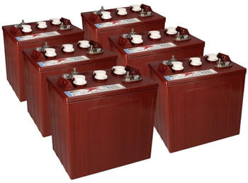 Trojan 6x T-105 Plus 6V 225Ah Deep Cycle Batterie (36V)